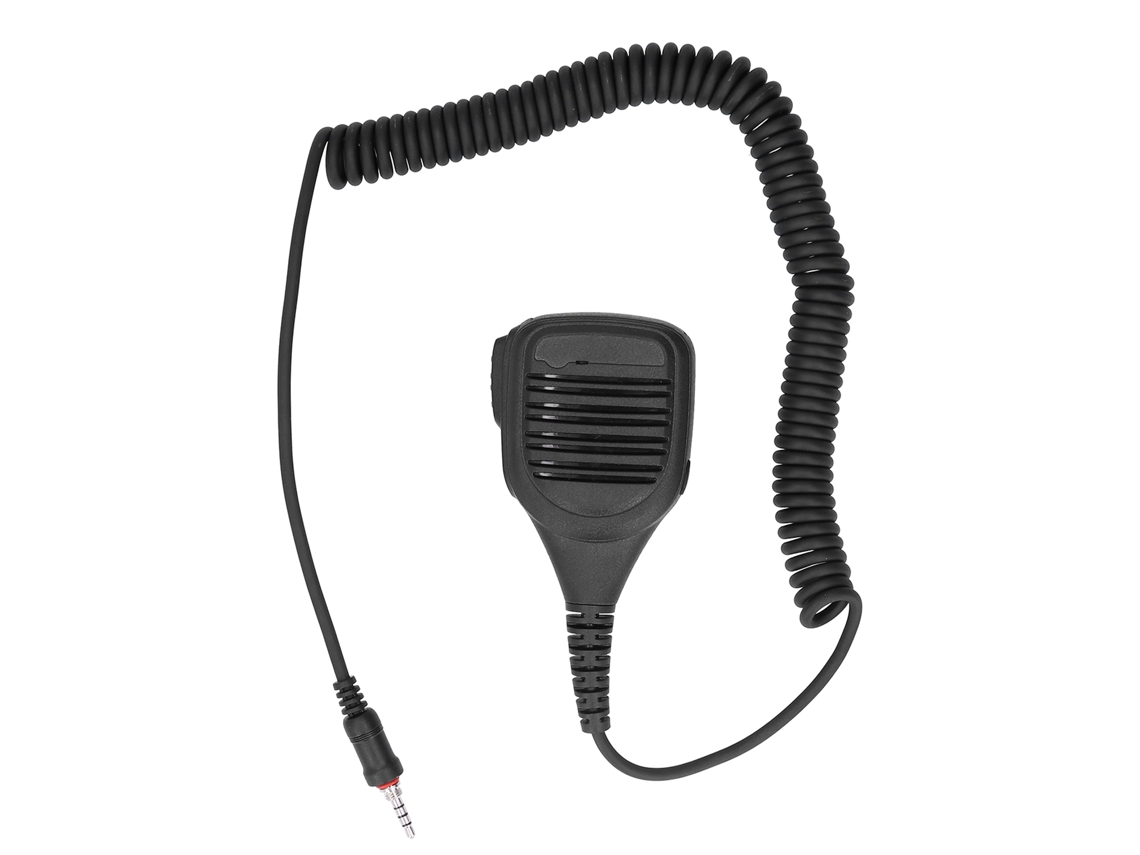 Microfone Com Alto-falante Para Rádio Walkie Ip54 À Prova De Água Cabo Enrolado Para Icom M33/m25