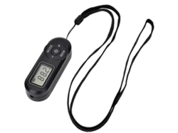 Radio portátil GOKOCO con DSP, pantalla LCD y auriculares.