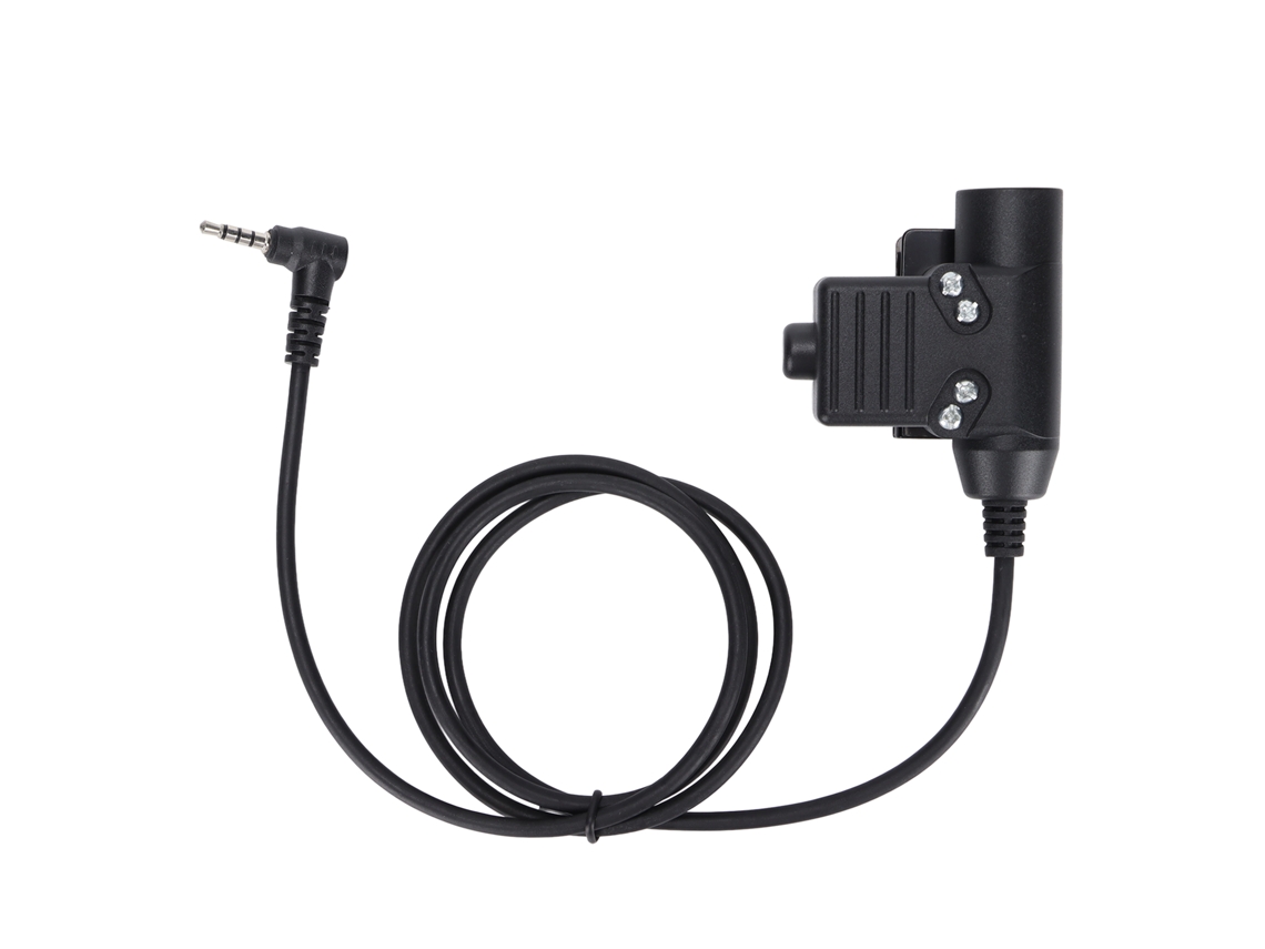 Adaptador De Fone De Ouvido Com Ptt U94 Para Radio Yaese Vx‑3r Com Cabo Pu Resistente Ao Frio E Clip Forte