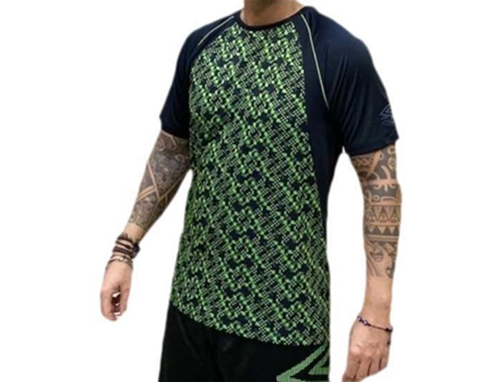 Camiseta de Hombre para Fitness UMBRO Graphic Verde (XL)