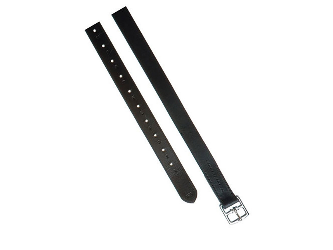 Estribos Ingleses de Couro Preto 25 X 140 Cmhispano Hipica