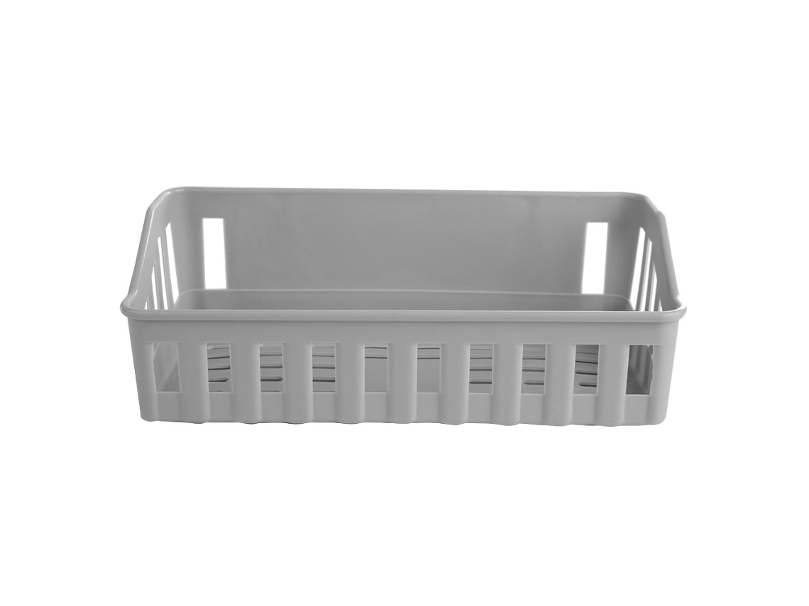 Estante De Almacenamiento Con Ventosa Y Orificio Libre Para Baño, Cocina, Ducha, Cesta Organizadora (gris)