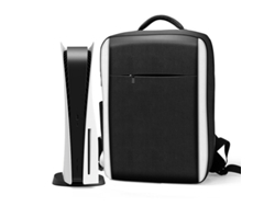 Mochila para consola de juegos PS5, impermeable, de gran capacidad, para accesorios de juegos Cuich