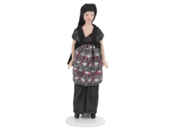 Dan26-muñeca De Porcelana Mujer Moderna 1:12 Para Casita De Muñecas Accesorios Decoración