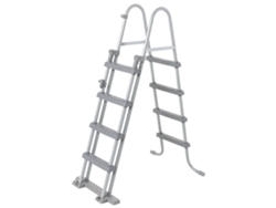 Escalera de piscina BESTWAY Gris Metal