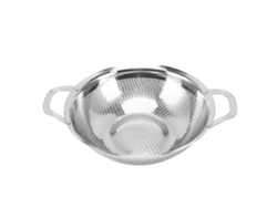 Cesta Escurridora De Malla De Acero Inoxidable De 25 Cm Con Asas Para Frutas Y Verduras - Cocina