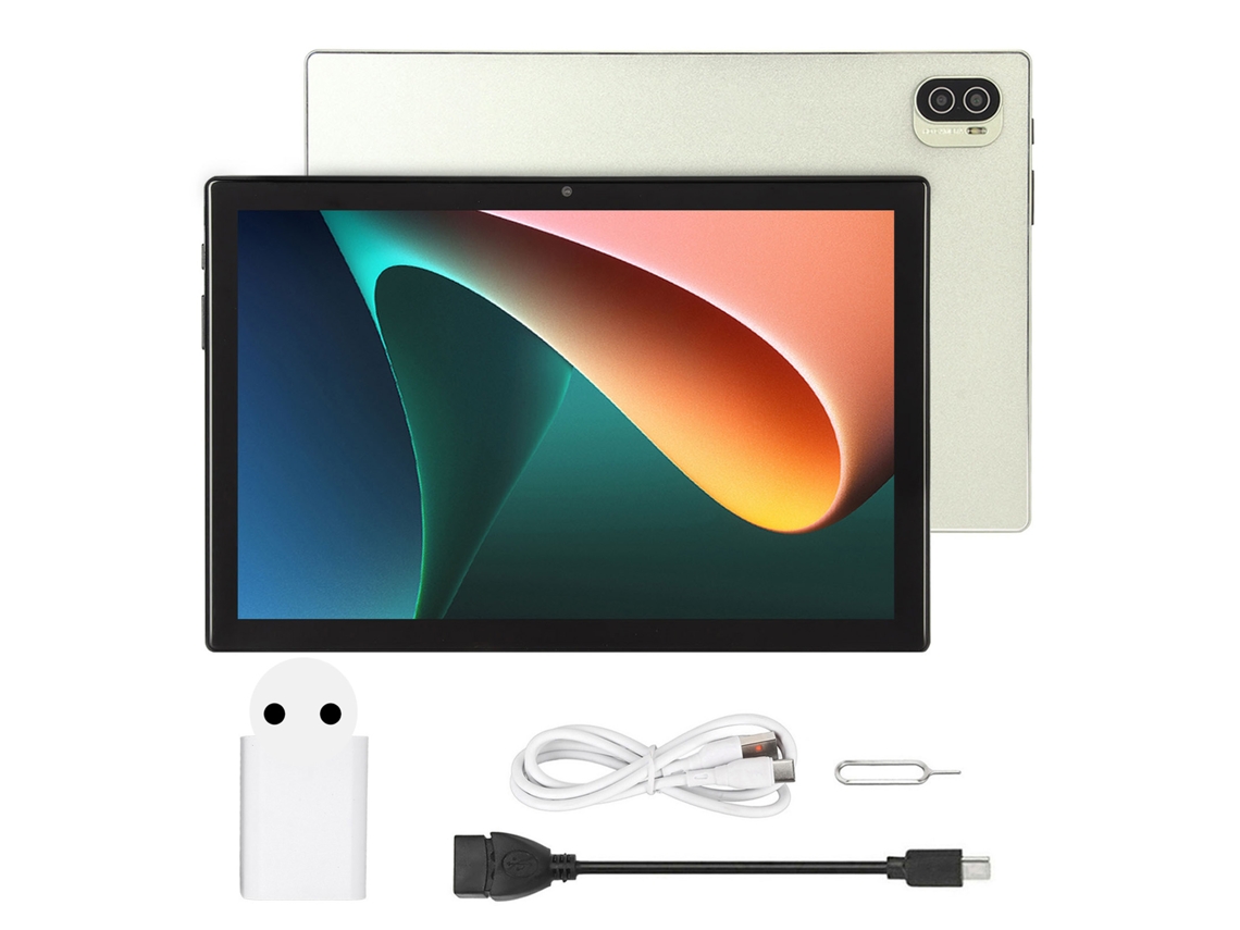 Tableta de 10,1 pulgadas con Android 12.0, 8 núcleos, 8 GB/256 GB, 5G/4G, FHD, color dorado