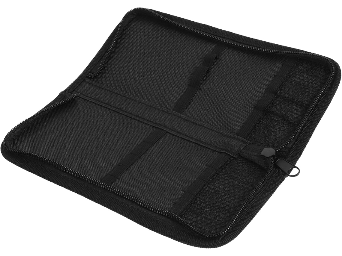 Estuche para cepillos Oxford, organizador portátil duradero, bolsa compacta.
