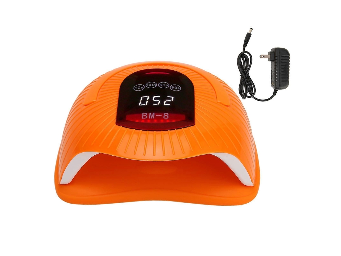 Lámpara portátil de 100 W con 42 chips de luz, inducción infrarroja, LED, UV, secador de uñas de gel para manicura, 100-240 V GOKOCO