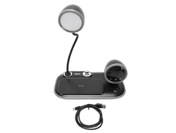 Lámpara De Escritorio (lectura Con Protección Ocular, Carga Rápida Inalámbrica) Ht-311 Lámpara De Escritorio De Lectura Con Protección Ocular Con Soporte Para Teléfono De Carga Inalámbrica, Carga Rápida Vertical, Cargador Inalámbrico Multifuncional
