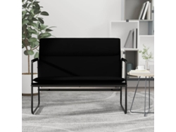 Lovely Home Banco 100X64X80 Cm Cuero Artificial Negro