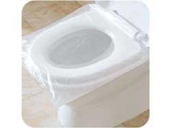 50 Fundas Desechables Portátiles Antibacterianas Para Asientos De Inodoro, Ideales Para Viajes, Empaquetadas Individualmente.