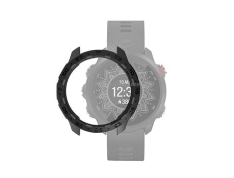 Funda protectora de TPU para reloj inteligente Garmin Forerunner 245/245M, color: negro