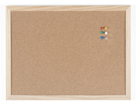 Pizarra de Corcho BI-OFFICE Basic (40x30 cm - Magnético: No)