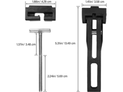 Cierre De Seguridad Para La Cubierta Del Faro De La Motocicleta Gts 250 300 – Diseño Elegante Tipo Visera, Fácil Instalación.
