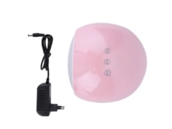 Lámpara De Uñas Uv Led Potente 75w Secado Rápido Sensor Inteligente Esmaltado De Uñas Rosa