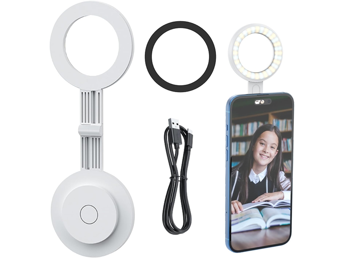Luz Magnética Para Selfies Para Teléfono | Anillo De Luz Led