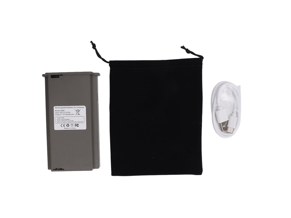 Batería Recargable De Polímero De Litio De 6000 Mah Y 7,4 V Para Cámara De Caza Con Carga Rápida Qc3.0, Compatible Con X Sk X Pro X Gen 2.0.
