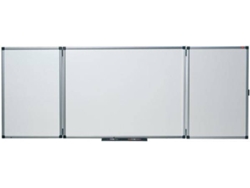 Pizarra Blanca NOBO Tríptico (1200x1500mm - Cristal - Magnético: Sí)
