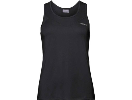 Camiseta de Mujer HEAD RACKET Easy Court Tenis Negro (XL)