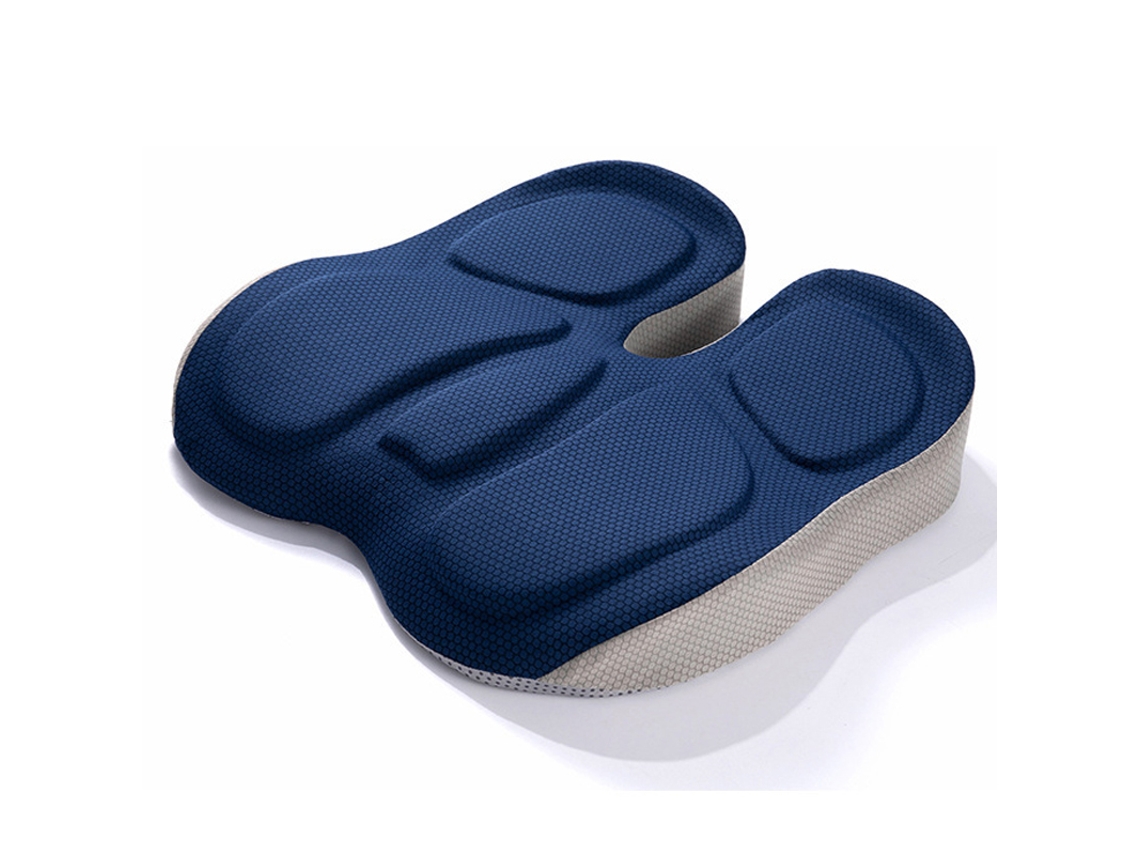 Cojín De Asiento De Espuma Viscoelástica Cómodo Para Estar Sentado Durante Largos Periodos, Azul Gertiz