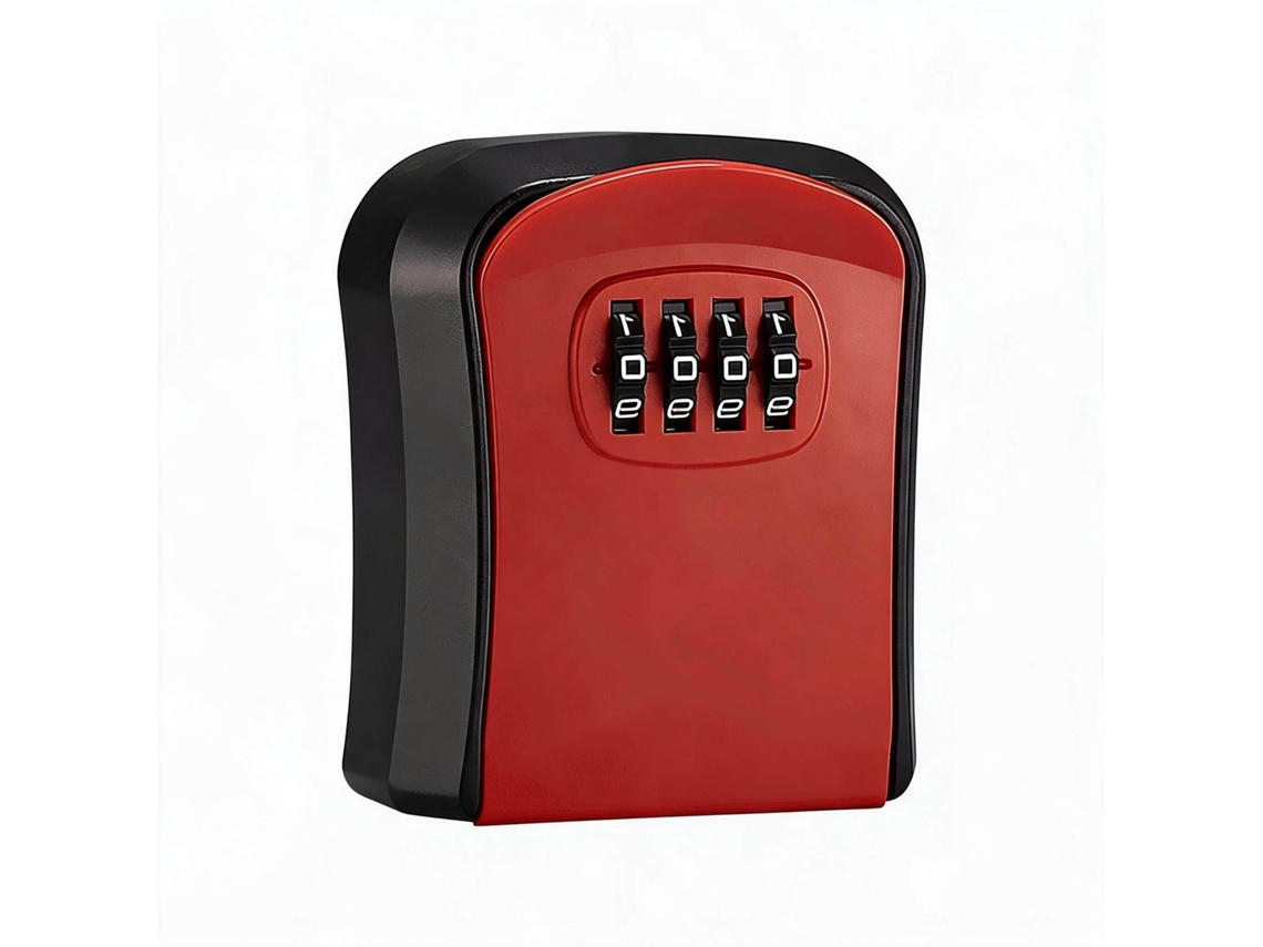 Caja De Llaves Chrui Segredo 4 Dígitos 8x4x9.5cm (rojo)