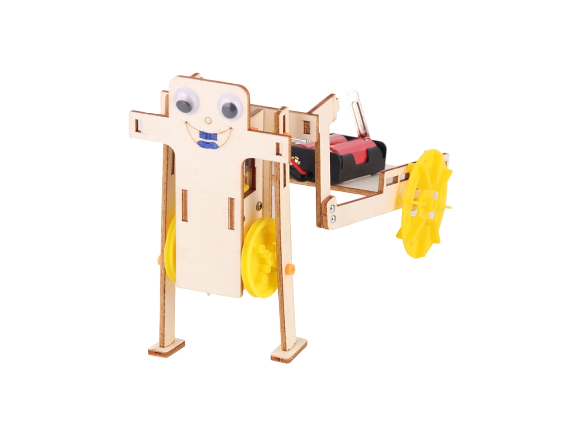 Juego De Robot De Tracción Para Armar, Ideal Para Niños De 6 Años En Adelante, Hecho De Madera.