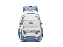 Mochila Weibo Wb 15vz5 Mochilas Escolares Para Niñas De Secundaria, Mochila De Viaje De Gran Capacidad A La Moda, Mochila Ligera Nuevo (azul)