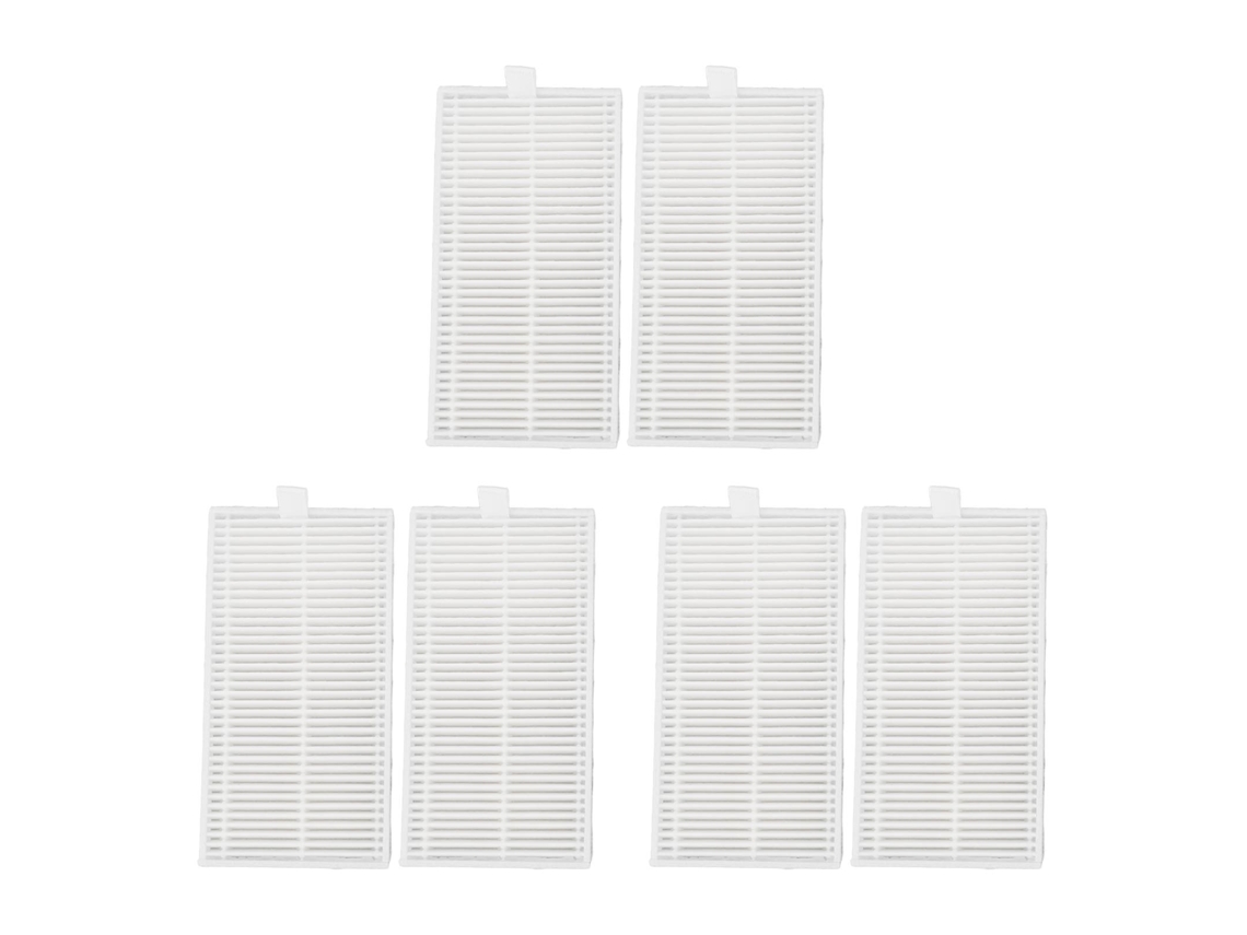 6 Filtros Abs Para Aspiradora Robot Midea V10 V12 W11 - Accesorio De Repuesto Compatible
