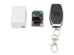 Relé Inalámbrico Con Control Remoto De 20 A Y 24 V Con Carcasa De Plástico Para Iluminación Y Puertas.