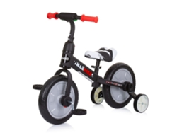 Bicicleta infantil con pedales y ruedines MAX BIKE grey CHIPOLINO