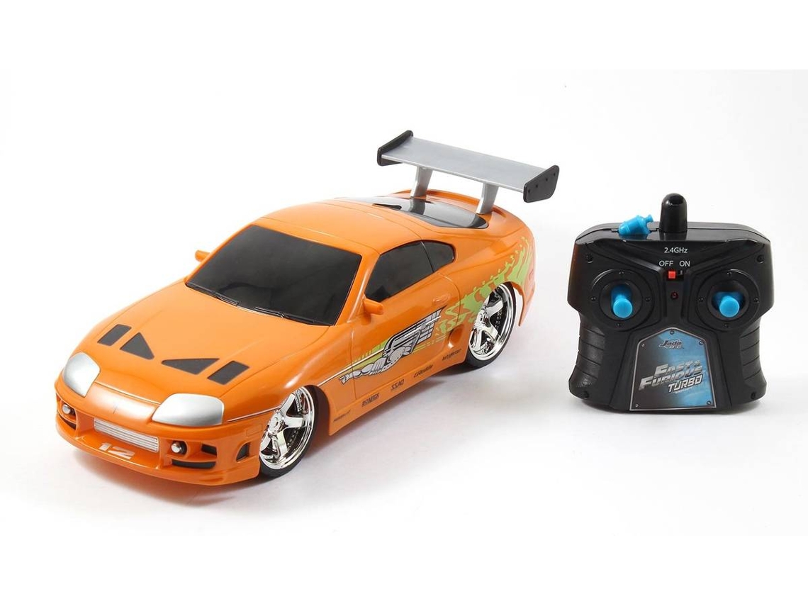 Coche Teledirigido JADA Fast&Furious 1995 Toyota Supra-Laranja (Edad Minima: 6 - Alcance: 25 m - Velocidad Máxima: 10 Km/h)