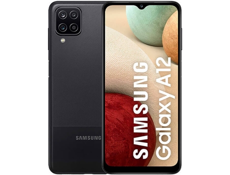 Smartphone SAMSUNG Galaxy A12 (6.5'' - 4 GB - 64 GB - Negro)