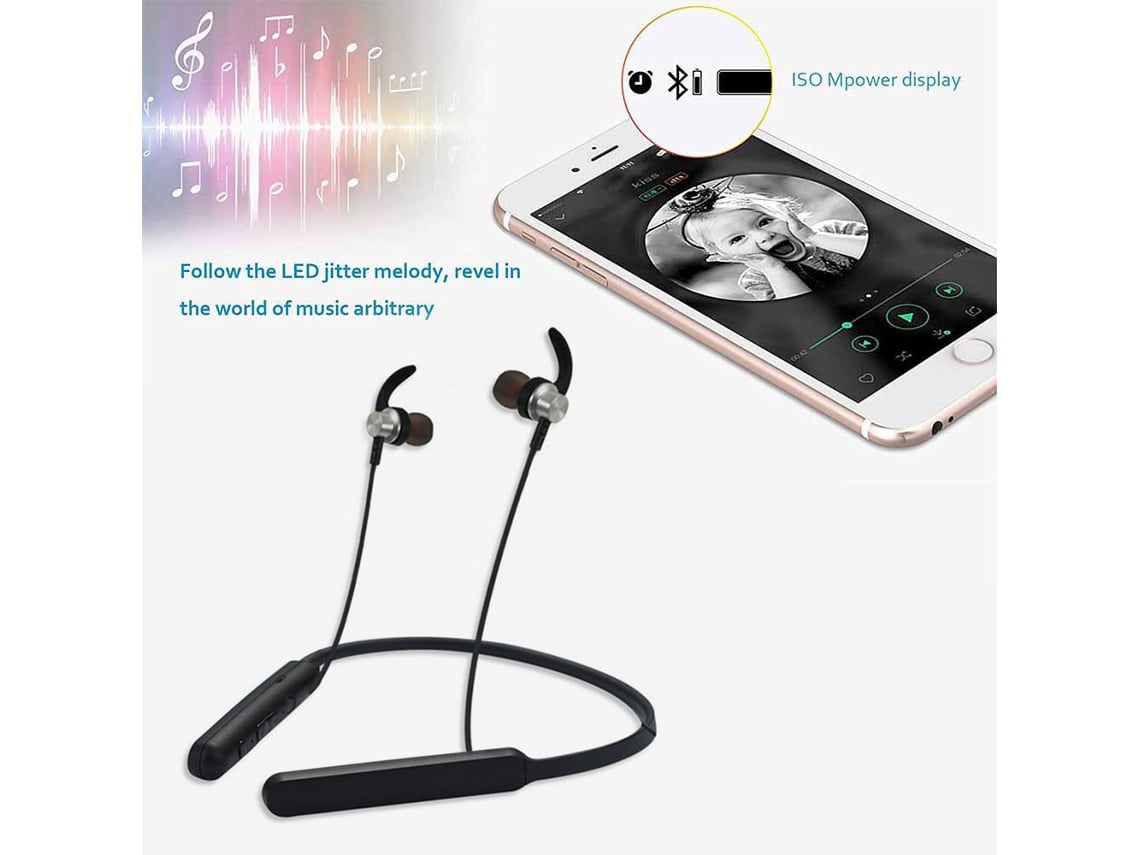 Auriculares Bluetooth Inalambrico Música Deportivos In Ear
