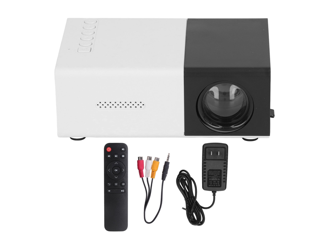 Miniproyector Portátil 1080p Con Altavoz Integrado, Imagen De Reflexión Difusa Y Conexión Usb.