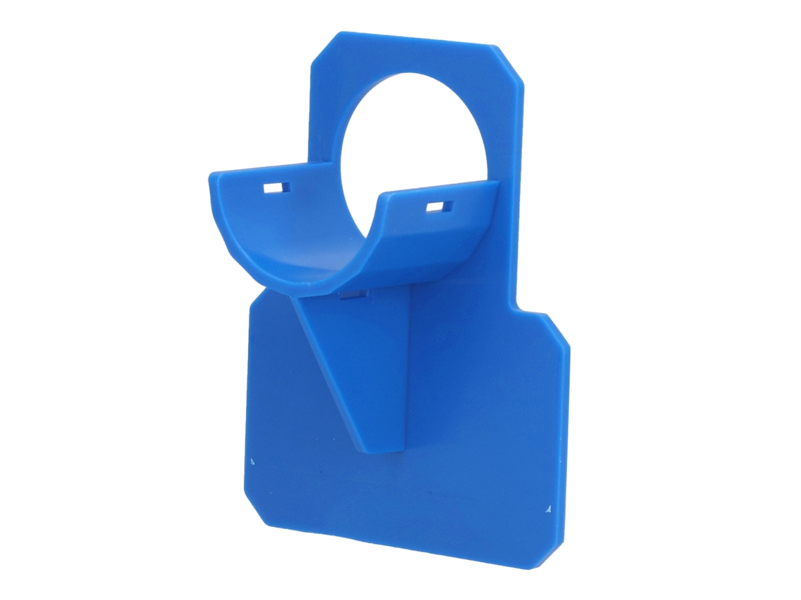 Soporte para tubo de piscina con correa de fijación apto para piscinas Intex azul