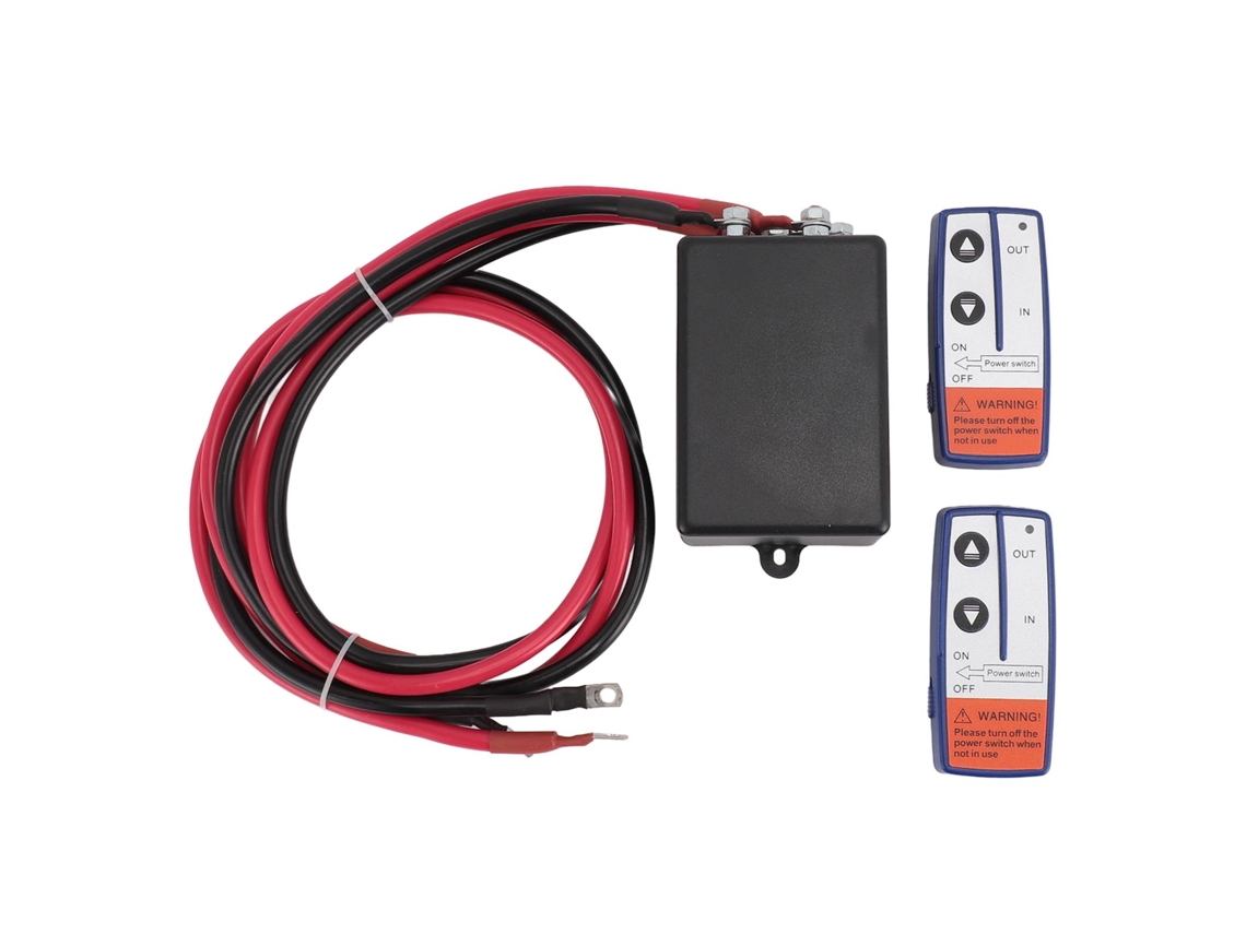 Relé De Cabrestante Eléctrico De 250 A Y 12 V Con 2 Mandos A Distancia Para Vehículos Todoterreno Y Tractores.