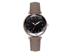 Reloj De Pulsera De Aleación Para Mujer Con Esfera Redonda, Movimiento Analógico De Cuarzo (dorado)