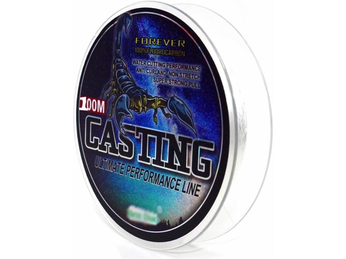 Hilo De Pesca Invisible, Recubierto Fluorocarbono, Para Carpas, Nailon Súper Resistente La Carpas (color: F...
