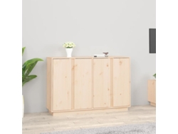 Aparador | Mueble De Comedor | Buffet De Madera Maciza De Pino 120x35x80 Cm Wsd237250