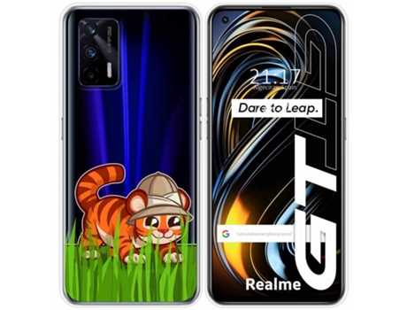 Carcasa Realme GT 5G TUMUNDOSMARTPHONE Dibujos Transparente Multicolor