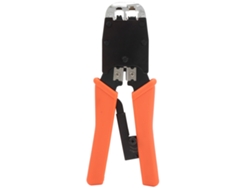 Herramienta De Crimpado De Acero N.° 45 Con Trinquete Para Conectores Rj, Cables Y Alambres.