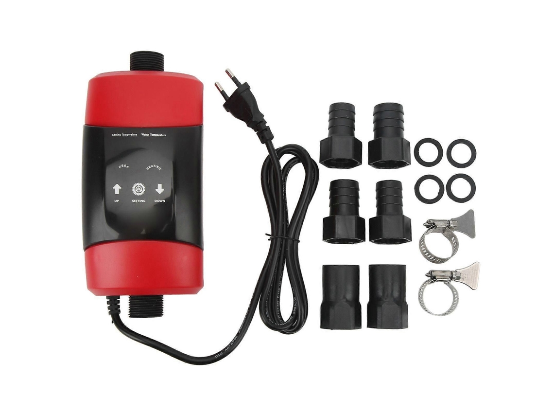 Calentador de agua GOKOCO de 3000 W con elemento calefactor rápido y temporizador.