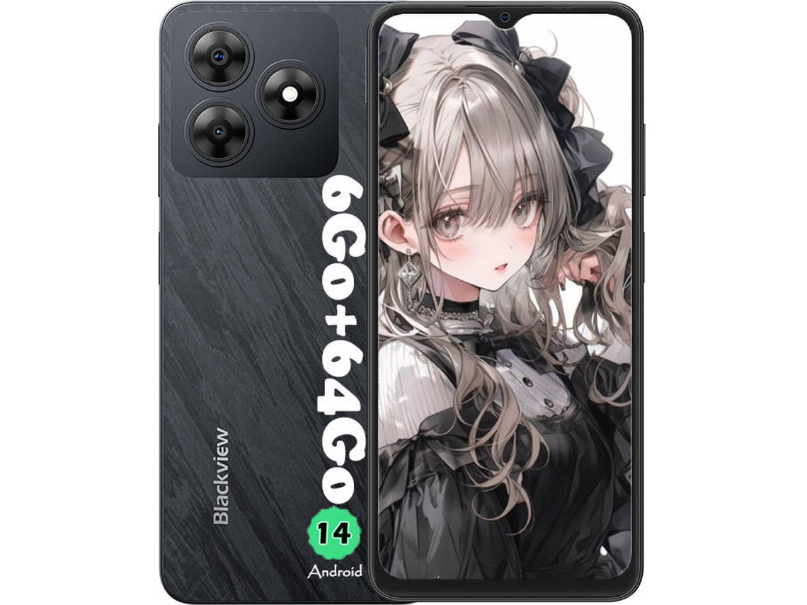 Smartphone BLACKVIEW WAVE 8C (6.56'' - 6 GB - 64 GB - Negro)