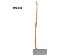 100 Unidades De Escobillas De Carbón Para Motor De Bomba De Diafragma Miniatura J420 6x6x15mm