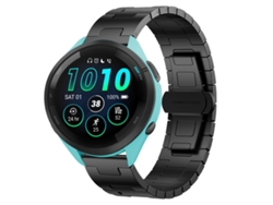 Bracelete Para Garmin Forerunner 265 Music (22mm) - Liga De Titânio Preto