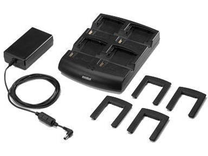 Cargador ZEBRA 4-Slot Cradle Kit Negro