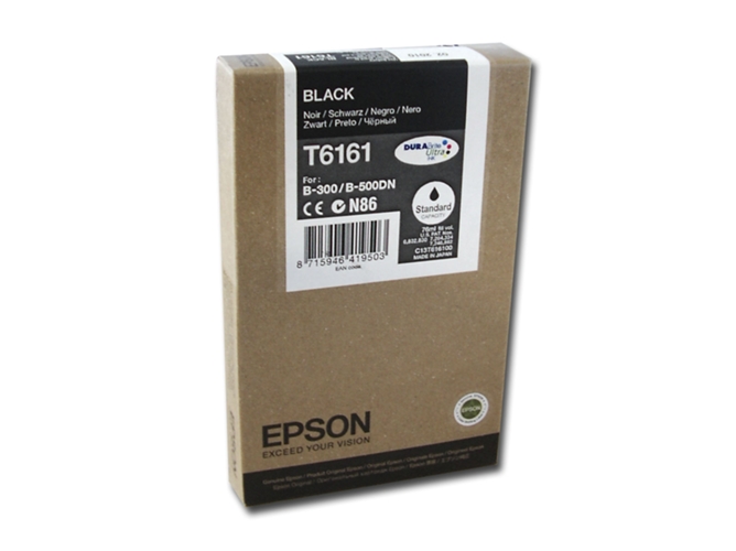 Cartucho de tinta original EPSON T6161 76 ml , Negro, L, C13T616100
