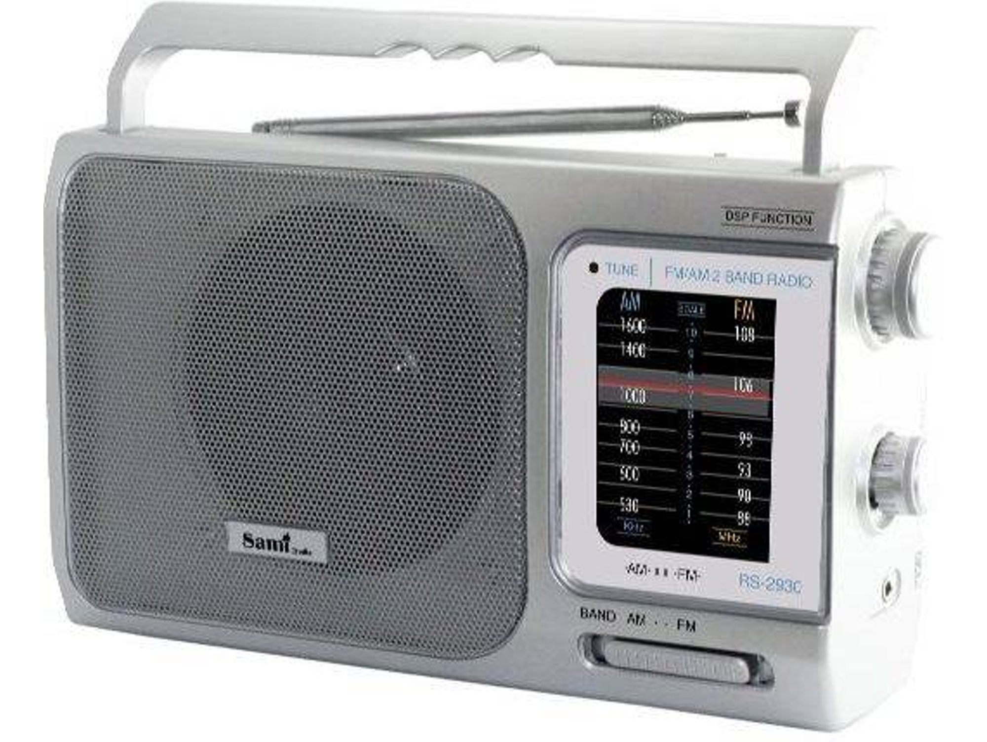Radio Portátil SAMI RS2930 (Analógico - AM/FM - Pilas y corriente)