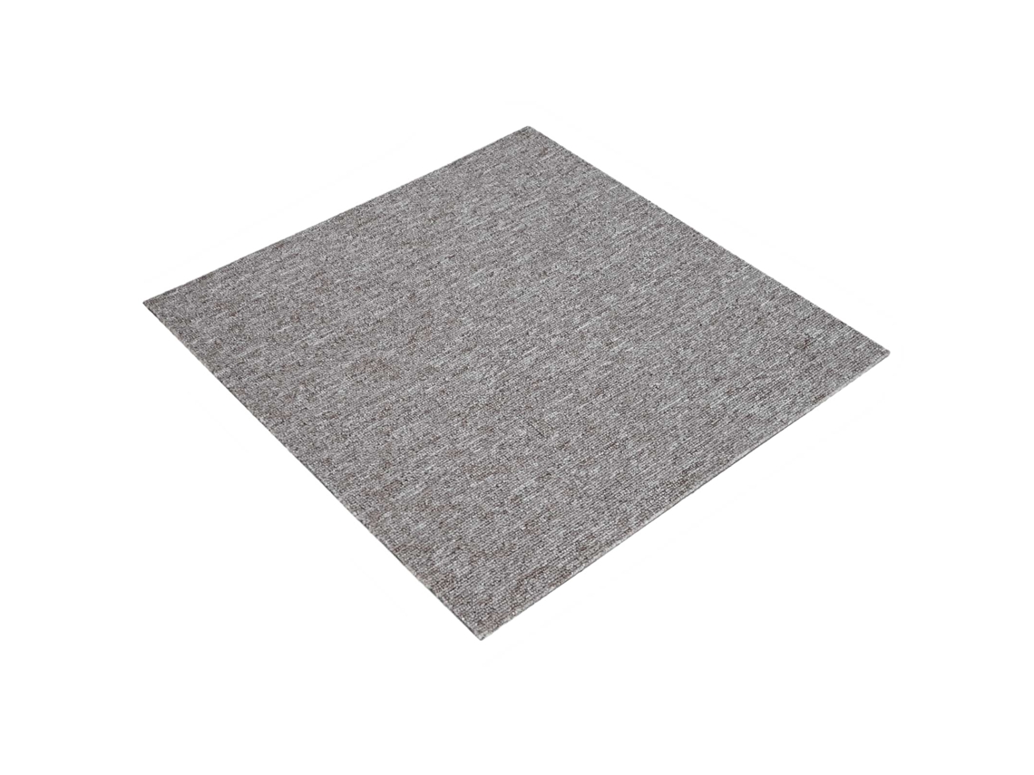 Vidaxl Azulejo De Alfombra Marrón 50 X 50 Cm 20 Pcs Pp Y Betún